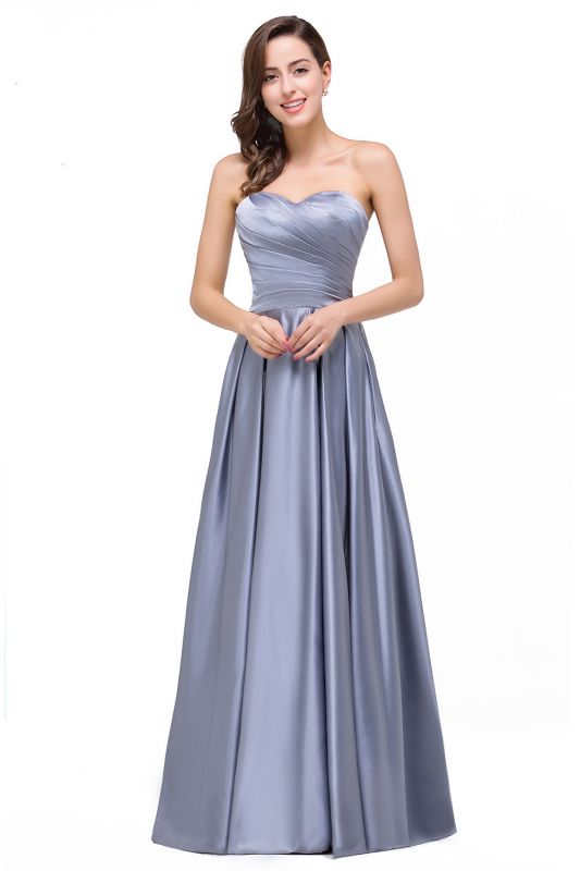EVE | A-line Floor-Length Sweetheart Sleeveless Prom Dresses