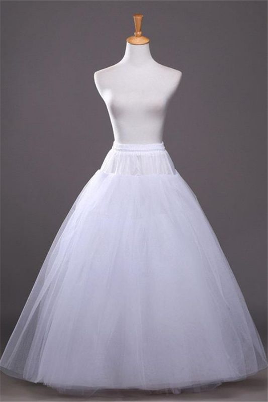 Pas cher A-ligne Tulle jupon de mariage en taffetas