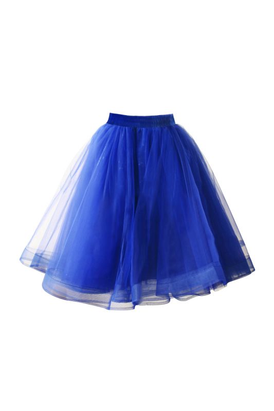 Alluring Tulle Short A-line Skirts | Elastic Women's Skirts