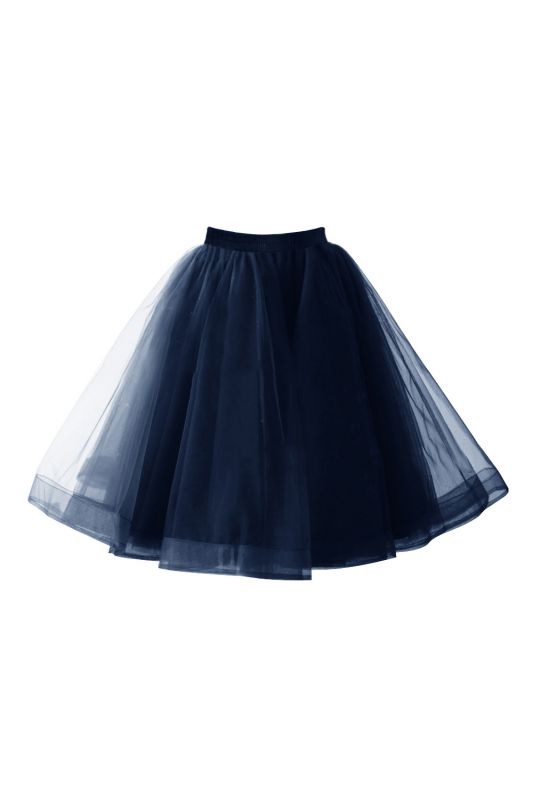 Alluring Tulle Short A-line Skirts | Elastic Women's Skirts