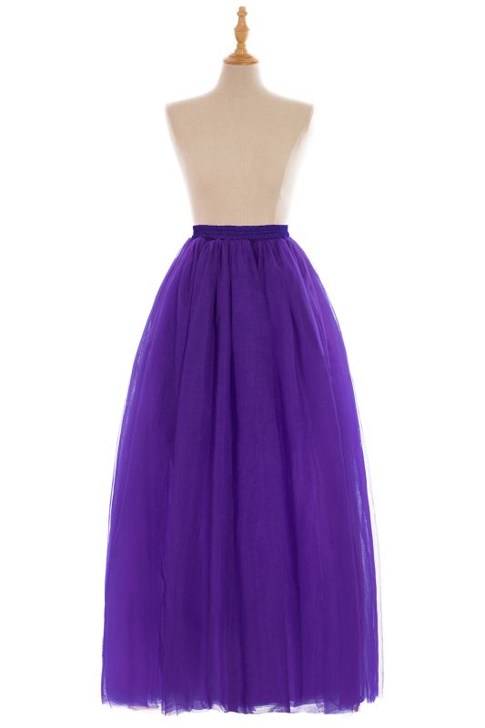 Glamorous A-line Floor-Length Skirt | Elastic Women's Skirts