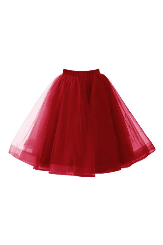 Alluring Tulle Short A-line Skirts | Elastic Women's Skirts