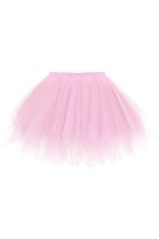 Charming Tulle Short A-line Mini Skirts | Elastic Women's Skirts