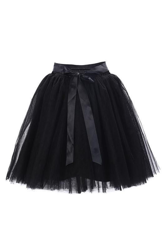 Amazing Tulle Short Mini Ball-Gown Skirts | Elastic Women's Skirts