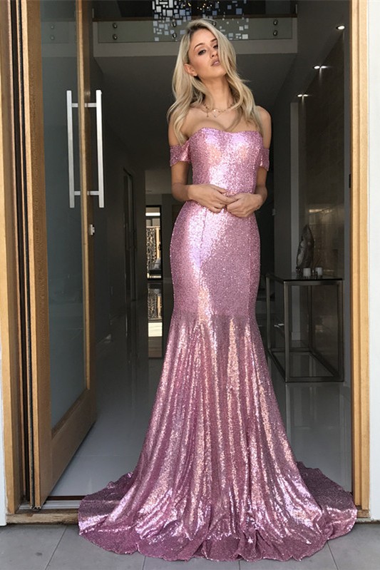 Sequins mermaid prom dress,evening party gowns