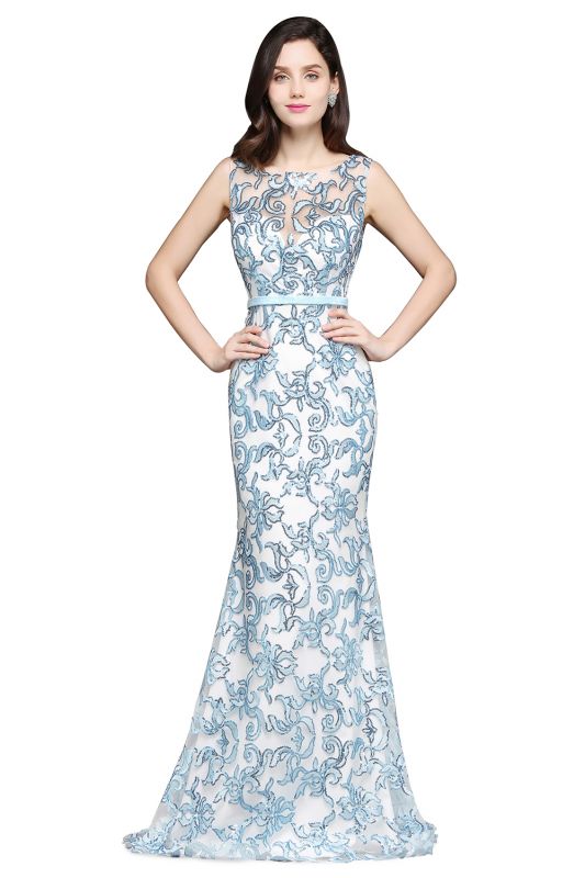 ARIADNE | Mermaid Sweep Train Flower Lace Evening Dresses