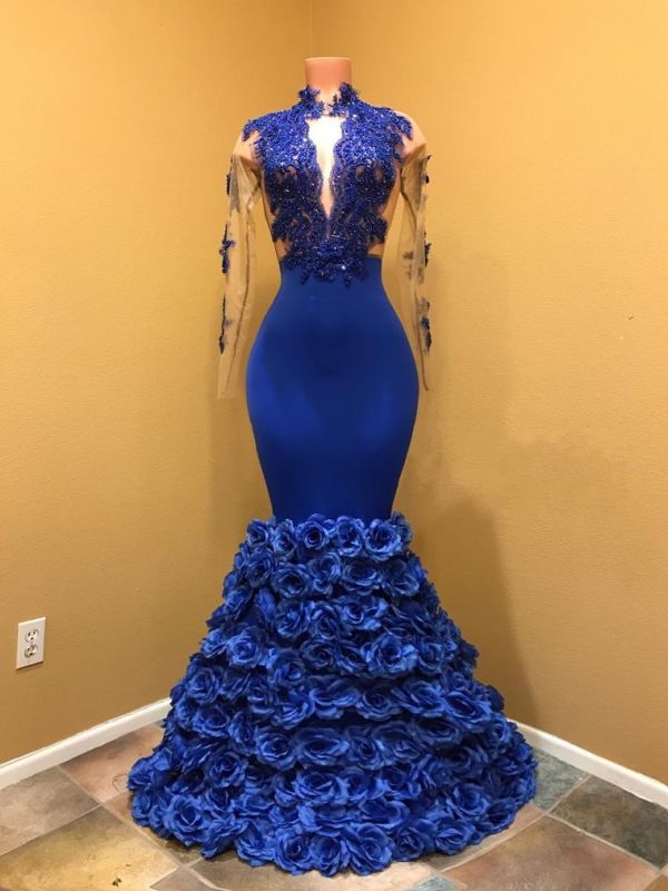 Royal Blue Wedding Dress Long Sleeves Lace Ball Gown | Blue wedding dress  royal, Blue wedding dresses, Blue lace wedding dress