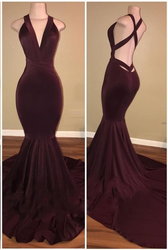 open back evening gowns