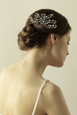 glamouröse Alloy Party Kämme-Haarspangen Headpiece mit Kristall_4