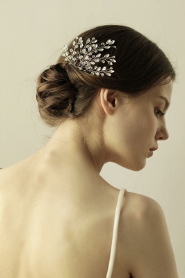 glamourous Alloy Party Combs-Barrettes Headpiece with Crystal_6