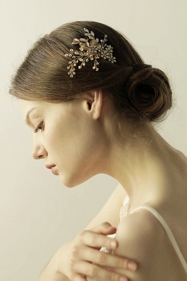 Elegante Legierung & Strass täglichen Verschleiß Kämme-Haarspangen Headpiece mit Kristall_7