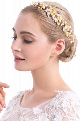 Elegant Alloy ＆Imitation Pearls Special Occasion Hairpins Headpiece with Rhinestone