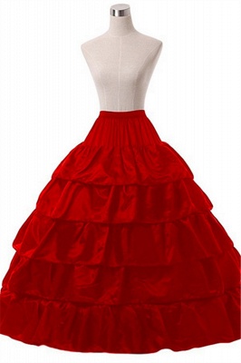 Cute Taffeta Scalloped Edge Ball Gown Party Petticoats_5