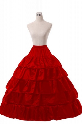 Cute Taffeta Scalloped Edge Ball Gown Party Petticoats