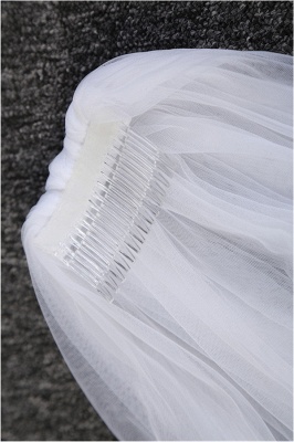 Princess Cute Lace Cut Edge 1.5*3M Wedding Gloves with Appliques_4