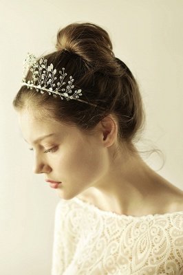 glamourous Alloy＆Rhinestone Special Occasion ＆Wedding Hairpins Headpiece with Crystal_7