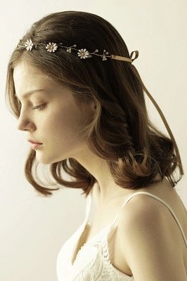 Blumenlegierungs-Partei-Stirnbänder Headpiece mit Rhinestone_2