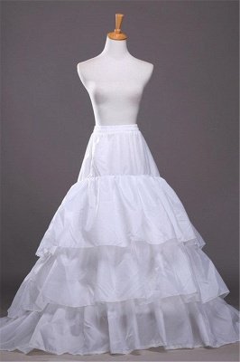 Jupon d'événement festonné en taffetas A-line Petticoats