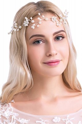 Alliage mignon et perles d'imitation occasion spéciale et partie épingles à cheveux Headpiece avec strass_2
