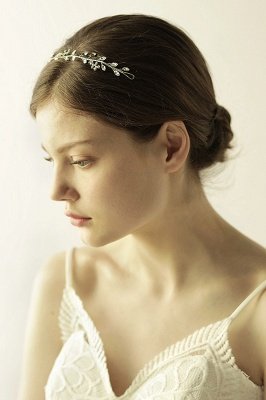 Elegante Legierung & Strass besondere Anlässe & Hochzeit Stirnbänder Kopfstück mit Kristall_2