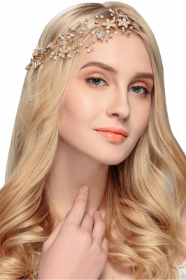 glamourous Alloy ＆Imitation Pearls Special Occasion＆Party Headbands Headpiece with Rhinestone_1