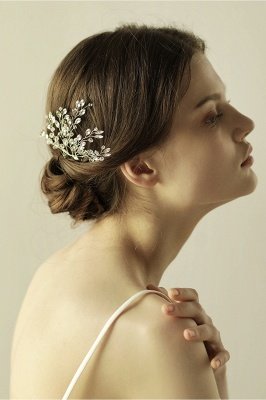 Glamour Alloy Party Combs-Barrettes Headpiece avec cristal_1