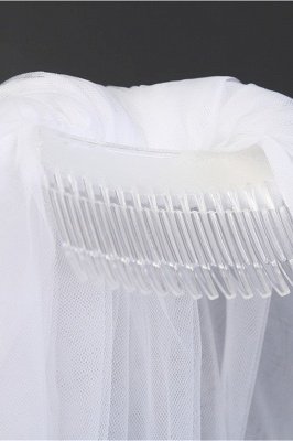 Guantes de boda baratos Tulle Cut Edge 1.2 * 1.5M_5