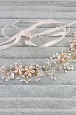 glamourous Alloy ＆Imitation Pearls Special Occasion＆Party Headbands Headpiece with Rhinestone_4