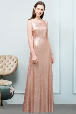 JOSIE | A-line Scoop Sleeveless Floor Length Sequined Prom Dresses_2
