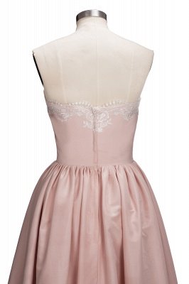 TIFFANY | A-line Strapless Sweetheart High-low Sleeveless Prom Dresses_6