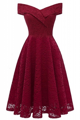 rote Brautjungfernkleider kurze Kleider für Hochzeitsfest-Gesellschaftskleid_10