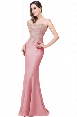 Femmes Strass Appliques Sheer Maxi Longue Soirée Robes de bal_4