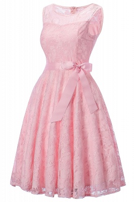 summer Girls Sleeveless Princess Dress Girl Lace Clothes_14