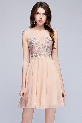 MADELINE | A-line Short Strapless Sweetheart Beading Appliques Homecoming Dresses_4