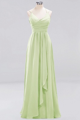 A-line Chiffon Spaghetti Straps Sleeveless Ruffles Floor-Length Bridesmaid Dresses_21