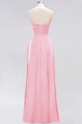 A-line Chiffon Spaghetti Straps Sleeveless Ruffles Floor-Length Bridesmaid Dresses_3