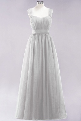 Chiffon Sweetheart Straps Sleeves Floor-Length Bridesmaid Dresses with Ruffles_29