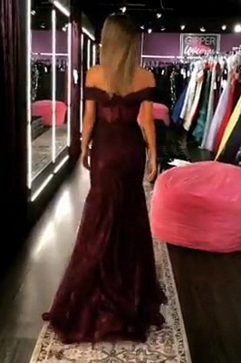 Mermaid Off-the-Shoulder Sweetheart Long Prom Dress_2