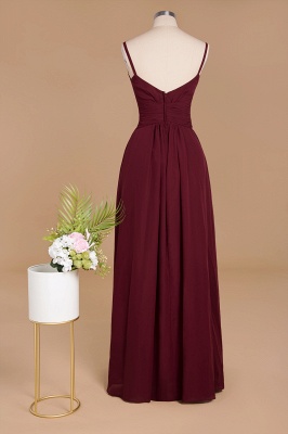 Elegant Sleeveless Ruffle Chiffon Bridesmaid Dress Affordable Backless Long Wedding Party Dress_17