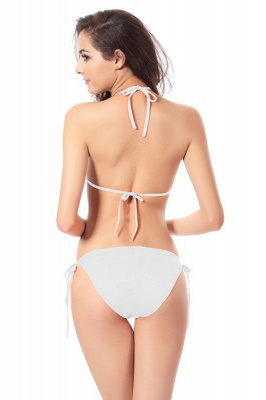 Halter Simple triángulo almohadillas Bikini de dos piezas conjuntos_17