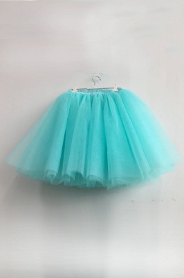 Amazing Tulle Short Mini Ball-Gown Skirts | Elastic Women's Skirts_15