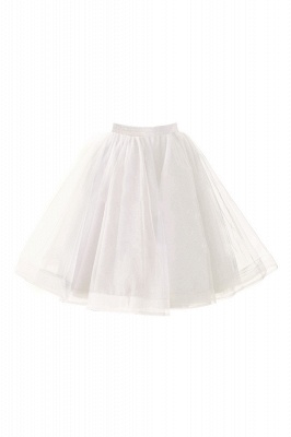 Alluring Tulle Short A-line Skirts | Elastic Women's Skirts_1