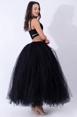 Fascinating Tulle Floor-Length Ball-Gown Skirts | Elastic Women's Skirts_14