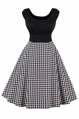 Wonderful Scoop Cap-Sleeves A-line Fashion Dresses | Knee-Length Women's Dresses_3