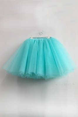 Amazing Tulle Short Mini Ball-Gown Skirts | Elastic Women's Skirts