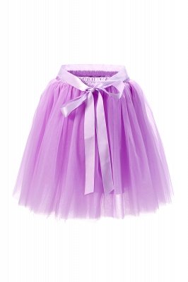Amazing Tulle Short Mini Ball-Gown Skirts | Elastic Women's Skirts_9