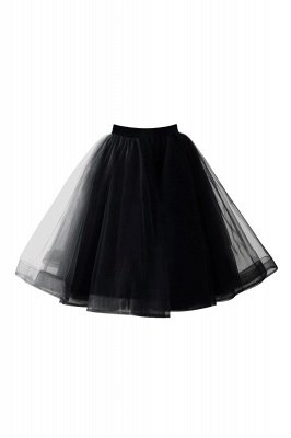 Alluring Tulle Short A-line Skirts | Elastic Women's Skirts_10
