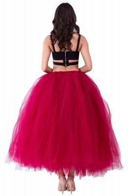 Fascinating Tulle Floor-Length Ball-Gown Skirts | Elastic Women's Skirts_7