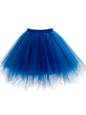 Charming Tulle Short A-line Mini Skirts | Elastic Women's Skirts_9