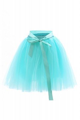Amazing Tulle Short Mini Ball-Gown Skirts | Elastic Women's Skirts_19